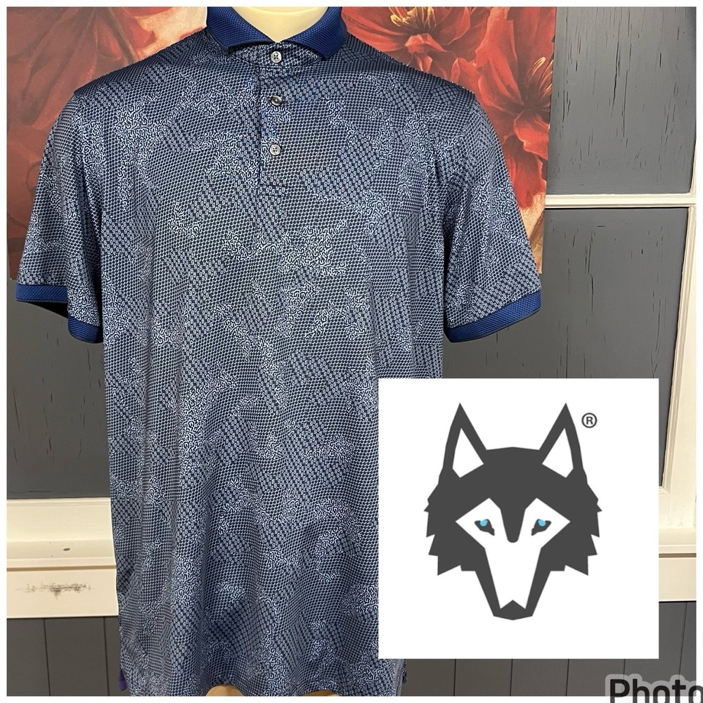 Greyson Polo Golf Shirt Mens XL Loose Fit Navy